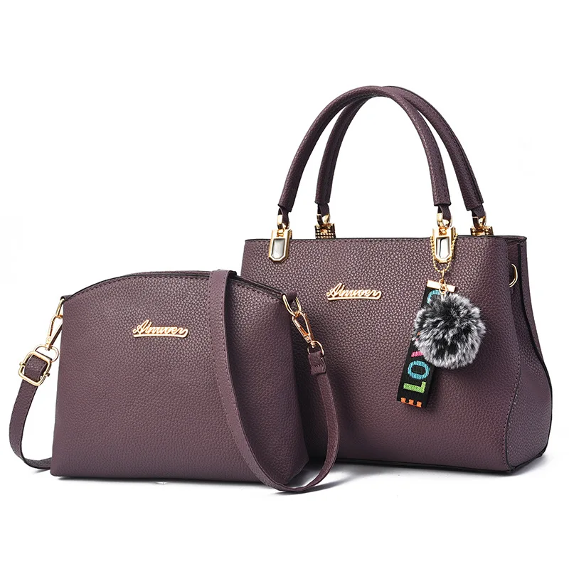 2-piece Female Bag Female 2020 New Trendy Female Lychee Pattern One-shoulder Handbag Fashion Atmospheric Female Bag
2-piece Female Bag Female 2020 New Trendy Female Lychee Pattern One-shoulder Handbag Fashion Atmospheric Female Bag