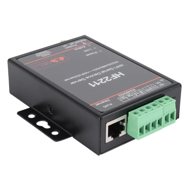 HF2211 WiFi Serial Device Server RS232/RS485/RS422 Serial Port to WiFi Ethernet Converter Module-EU Plug
HF2211 WiFi Serial Device Server RS232/RS485/RS422 Serial Port to WiFi Ethernet Converter Module-EU Plug