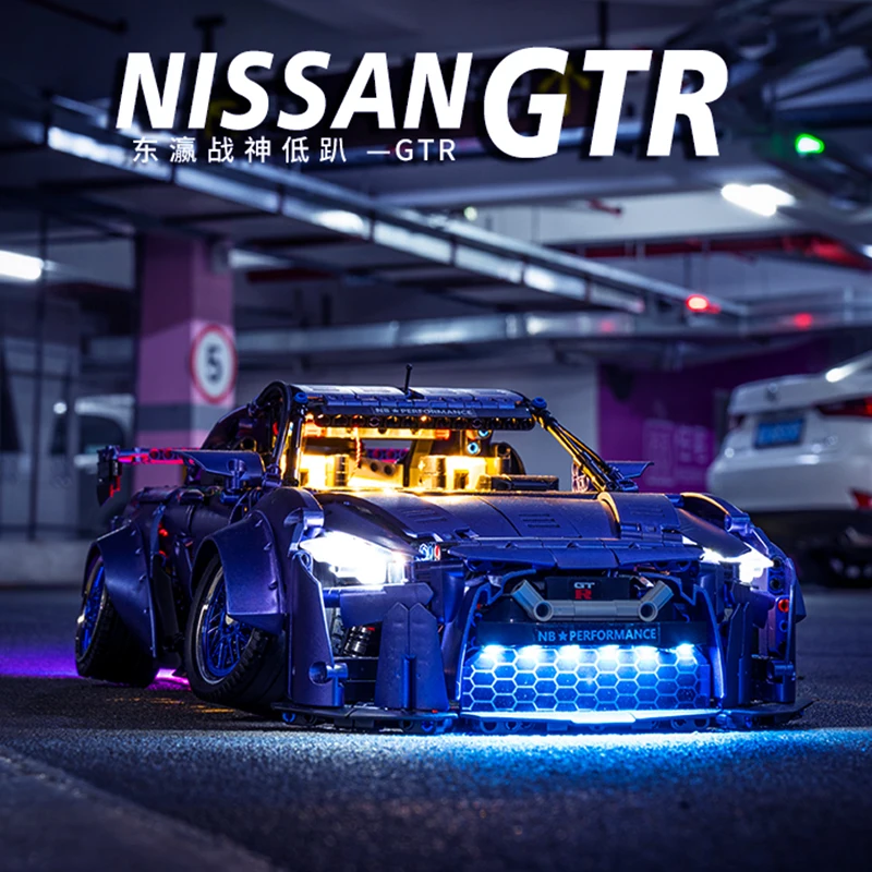 В НАЛИЧИИ Nissan GTR Спортивный Автомобиль Светодиодный Свет Приложение Управление Технология MOC 25326 Аксессуары Строительные Блоки Творчество Кирпич Игрушки
В НАЛИЧИИ Nissan GTR Спортивный Автомобиль Светодиодный Свет Приложение Управление Технология MOC 25326 Аксессуары Строительные Блоки Творчество Кирпич Игрушки