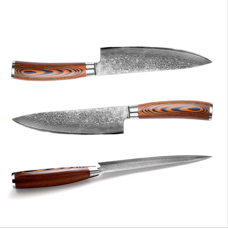 LUOKESI Damascus steel 8-inch chef knife VG10household sharp fruit knife meat knife fish knife kitchen knife fruit and vegetable
LUOKESI Damascus steel 8-inch chef knife VG10household sharp fruit knife meat knife fish knife kitchen knife fruit and vegetable