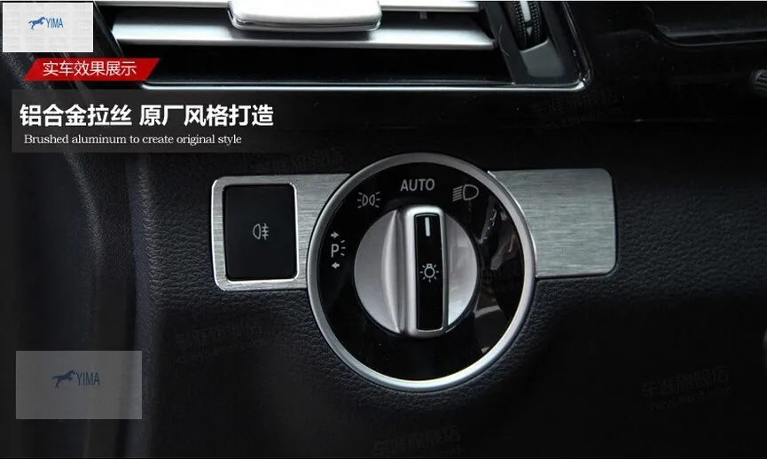 Interior For Mercedes - Benz GLA X156 2014 2015 LOW-Equipment Metal Head Light Lamp Switch Button Frame Cover Trim 2 Pcs
Interior For Mercedes - Benz GLA X156 2014 2015 LOW-Equipment Metal Head Light Lamp Switch Button Frame Cover Trim 2 Pcs