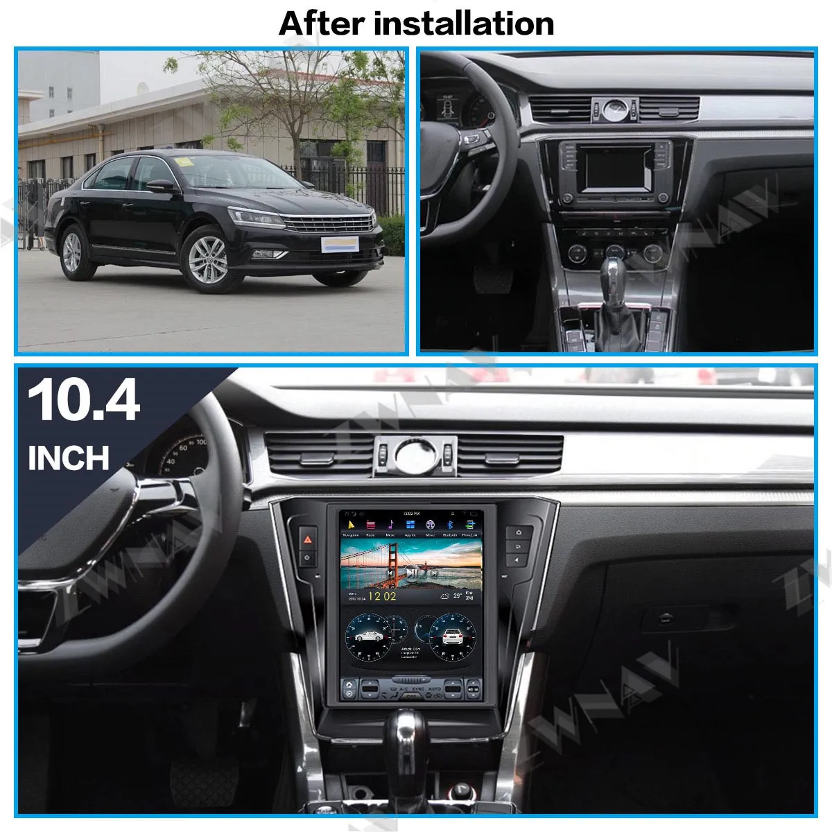 Tesla Style Big Screen Android 9.0 Car Multimedia Player For VW Volkswagen Passat 7 2015 2016 GPS Audio Radio stereo head unit
Tesla Style Big Screen Android 9.0 Car Multimedia Player For VW Volkswagen Passat 7 2015 2016 GPS Audio Radio stereo head unit