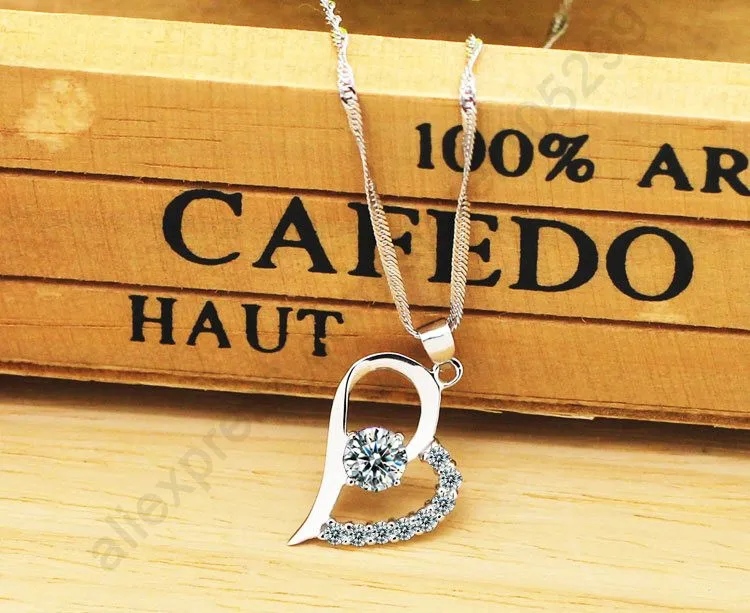 FOR SALE Anthentic 925 Sterling Silver Necklace for Women Gift Wedding Party Real Love Heart Pendant Eternity CZ Jewelry
FOR SALE Anthentic 925 Sterling Silver Necklace for Women Gift Wedding Party Real Love Heart Pendant Eternity CZ Jewelry