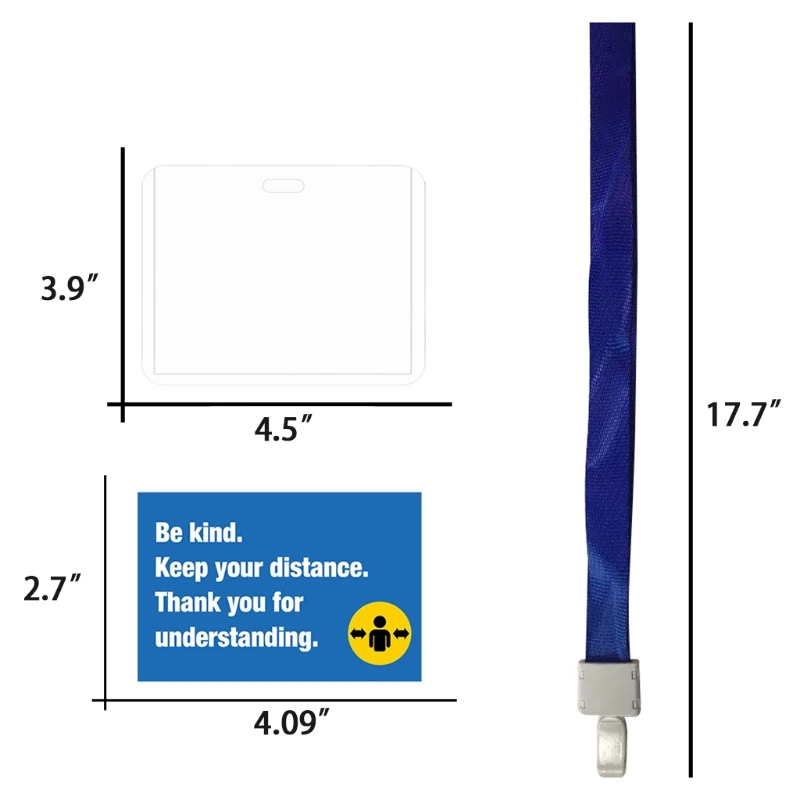 CPDD Wearing Face Covering Exemption from Face Holder Lanyard with Card Holder Detachable Buckle Gifts for friend Conferences
CPDD Wearing Face Covering Exemption from Face Holder Lanyard with Card Holder Detachable Buckle Gifts for friend Conferences