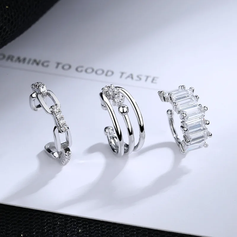 1 pcs Charming Line Zircon Clip On Earrings Ear Cuff Without Piercing Earrings Jewelry
1 pcs Charming Line Zircon Clip On Earrings Ear Cuff Without Piercing Earrings Jewelry