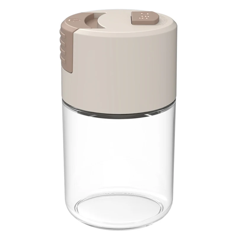 Press Type Quantitative Salt Glass Seasoning Bottle Barbecue Sprinkler Bottle Sealed Dust-proof Kitchen Tool WWO66 
Press Type Quantitative Salt Glass Seasoning Bottle Barbecue Sprinkler Bottle Sealed Dust-proof Kitchen Tool WWO66
