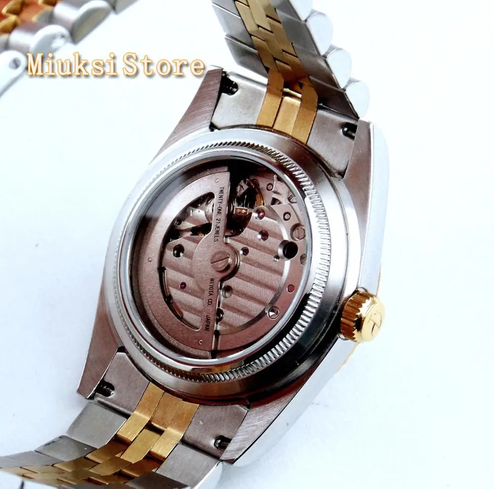parnis 36mm top luxury watch sapphire glass white color dial 21 Jewels miyota luminous marks automatic womens watch
parnis 36mm top luxury watch sapphire glass white color dial 21 Jewels miyota luminous marks automatic womens watch