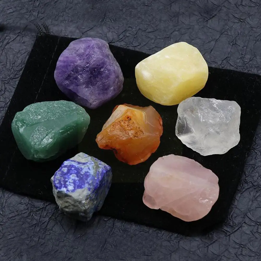 Natural 1 Set 7 Chakra Stones Crystal Healing Quartz Gemstone Irregular Polished Palm Decoration Home Ornaments Mineral Ame B3Y7
Natural 1 Set 7 Chakra Stones Crystal Healing Quartz Gemstone Irregular Polished Palm Decoration Home Ornaments Mineral Ame B3Y7