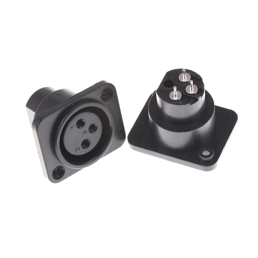 2Pcs 3 Pin Waterproof Female Chassis Panel Mounted Socket Adapter Soldering for Power MIC Connector Black
2Pcs 3 Pin Waterproof Female Chassis Panel Mounted Socket Adapter Soldering for Power MIC Connector Black
