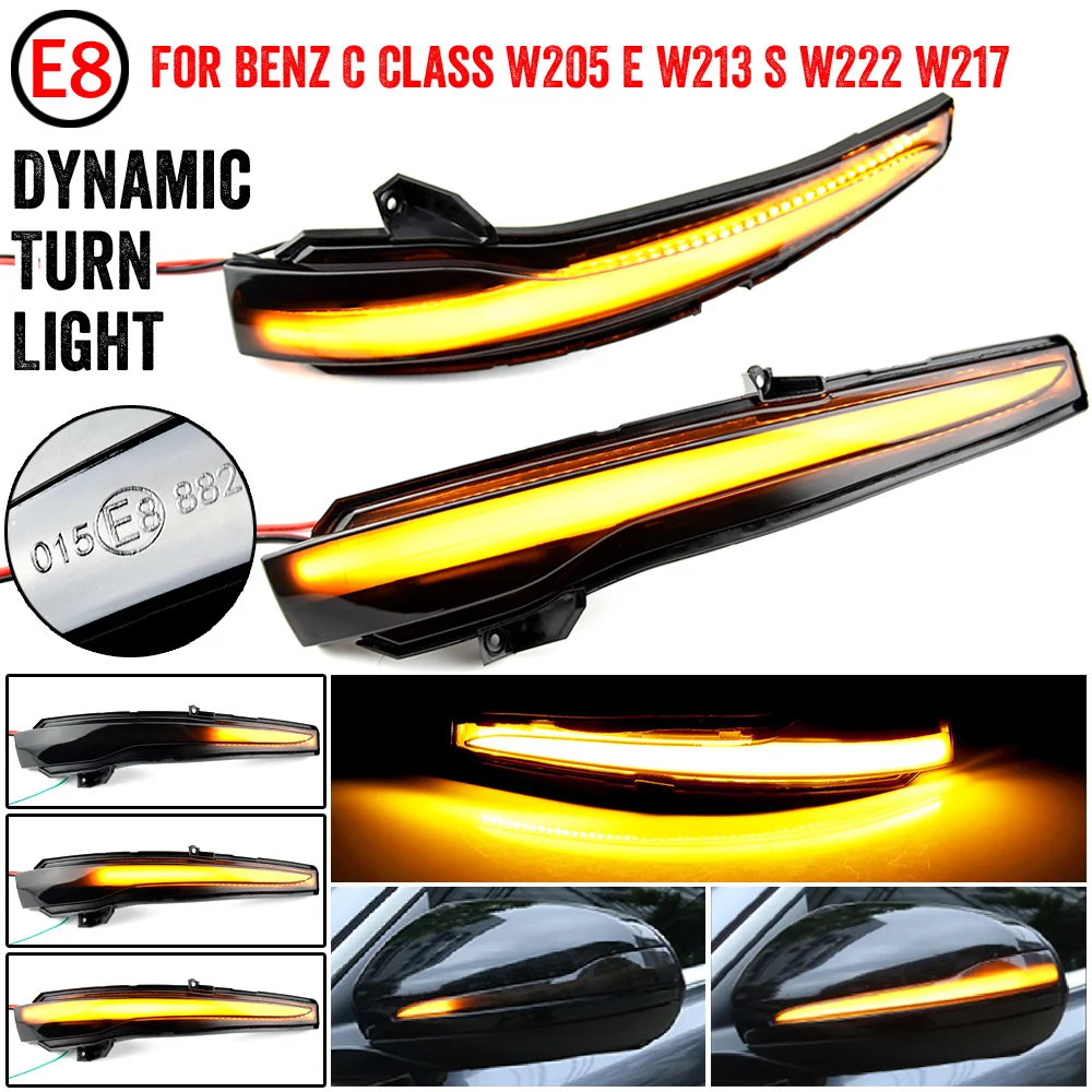 2pcs Dynamic Blinker For Mercedes Benz C E S GLC W205 X253 W213 W222 V Class W447 LED Turn Signal Light Side Mirror Indicator
2pcs Dynamic Blinker For Mercedes Benz C E S GLC W205 X253 W213 W222 V Class W447 LED Turn Signal Light Side Mirror Indicator