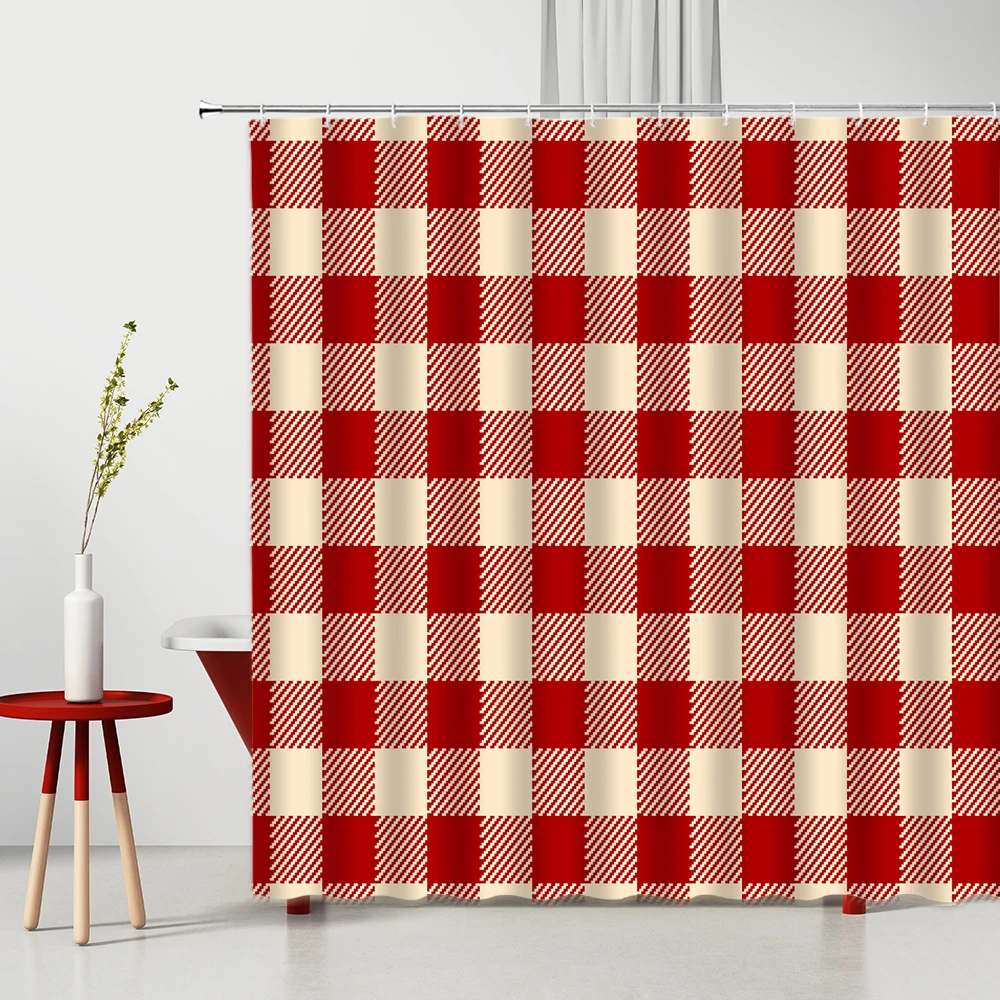 Geometric Shower Curtain Colorful Lattice Modern Household Products Waterproof Polyester Fabric With Hooks Bathtub Decor
Geometric Shower Curtain Colorful Lattice Modern Household Products Waterproof Polyester Fabric With Hooks Bathtub Decor