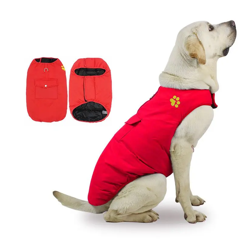 Fashion Warm Dog Outdoor Jacket Waterproof Dog Clothes Vest Winter Warm Cotton Dogs Clothing for Large Middle Dogs Labrador 
Fashion Warm Dog Outdoor Jacket Waterproof Dog Clothes Vest Winter Warm Cotton Dogs Clothing for Large Middle Dogs Labrador