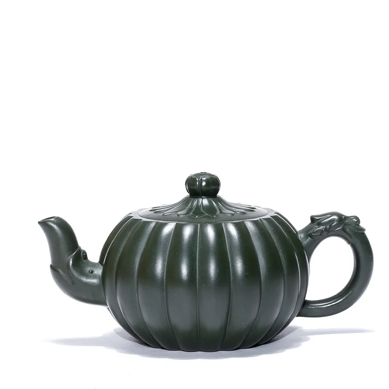 Yixing famous Zisha teapot, longkui with rib pattern, Minguo green clay famous Xu Feng's Handmade travel tea sets
Yixing famous Zisha teapot, longkui with rib pattern, Minguo green clay famous Xu Feng's Handmade travel tea sets