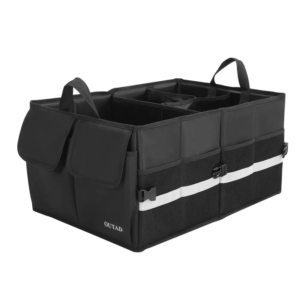 

OUTAD Thick Sturdy Foldable Large Capacity Moistureproof Non-slip Multifunction Storage Box Trunk Organizer For Car Truck Van