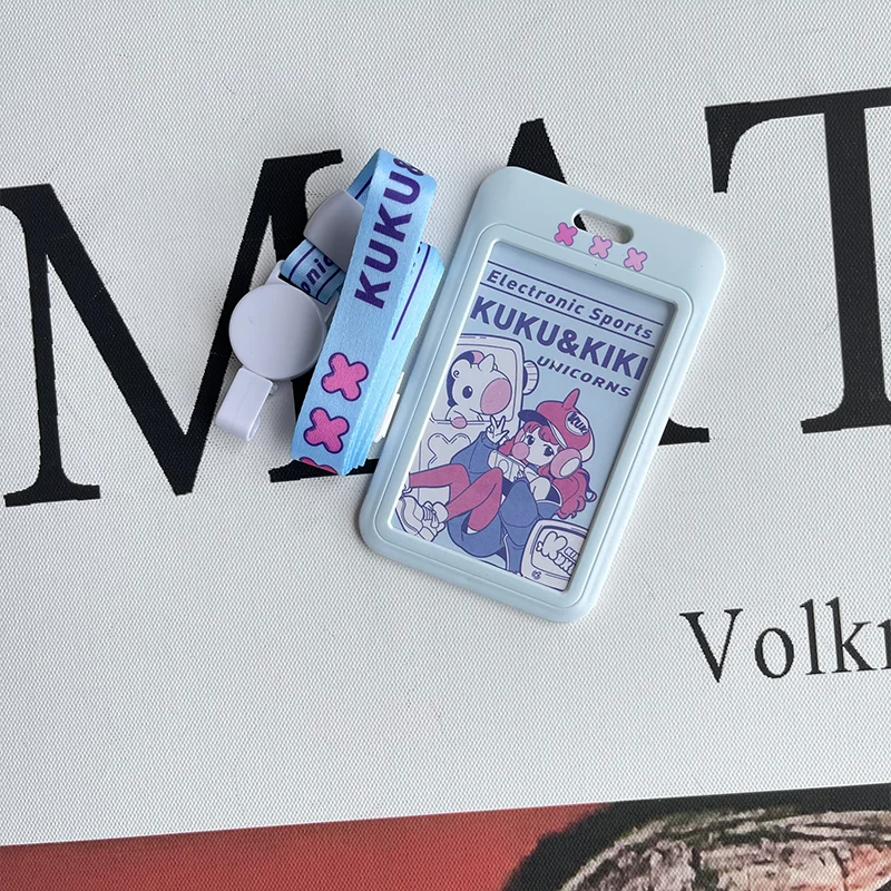 1pcs Cute Student School Business Supplies Name Pass ID Card Case Electronic Sports Girl Gift Badge Holder with Scalable Lanyard
1pcs Cute Student School Business Supplies Name Pass ID Card Case Electronic Sports Girl Gift Badge Holder with Scalable Lanyard