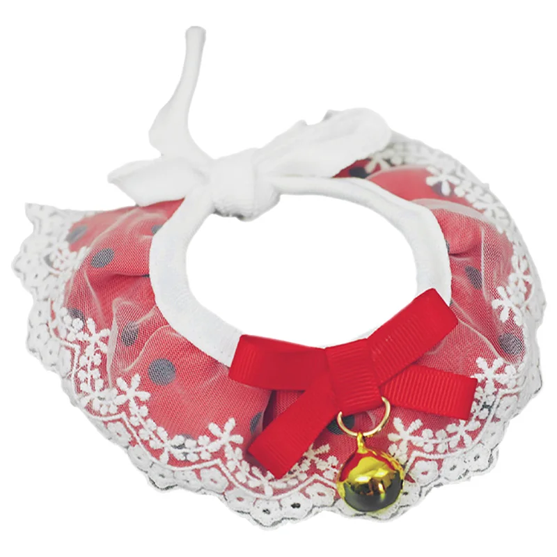 Dog Cat Floral Lace Collar Pet Bell Scarf Christmas Doggy Bibs Saliva Towel Necklace Kitten Puppy Supplies Accessories Wholesale
Dog Cat Floral Lace Collar Pet Bell Scarf Christmas Doggy Bibs Saliva Towel Necklace Kitten Puppy Supplies Accessories Wholesale