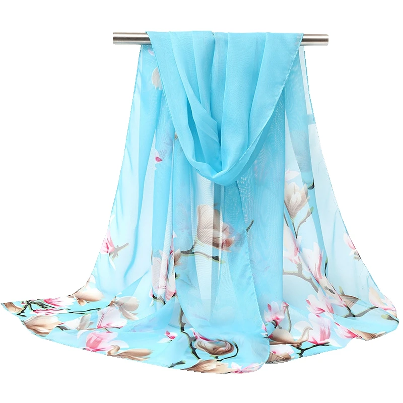 New Fashion Chiffon Scarf for Women Long Soft Magnolia Summer Beach Sunscreen Shalws Wraps for Muslim Hijab Spring Lady Scarves
New Fashion Chiffon Scarf for Women Long Soft Magnolia Summer Beach Sunscreen Shalws Wraps for Muslim Hijab Spring Lady Scarves