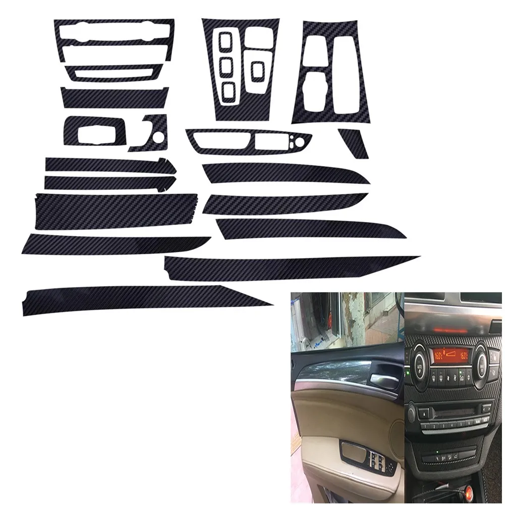 Car Interior Panel Dashboard Sticker Set Fits For BMW X5 2007-13 5D Carbon Fiber Vinyl Decal Glossy Interior Sticker(left Rudder
Car Interior Panel Dashboard Sticker Set Fits For BMW X5 2007-13 5D Carbon Fiber Vinyl Decal Glossy Interior Sticker(left Rudder