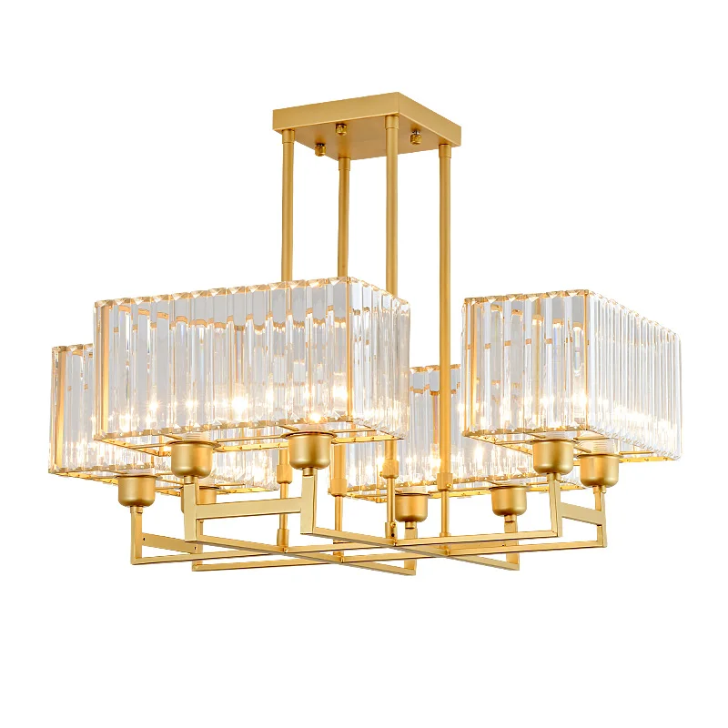 Rectangular Light Luxury Lamps Living Room Bedroom Dining Creative Personality Crystal Chandelier
Rectangular Light Luxury Lamps Living Room Bedroom Dining Creative Personality Crystal Chandelier