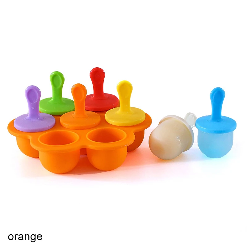 7 holes Ice Cream Ice Pops Mold Silicone ice tray Ice lolly mold silicone food supplement box Fruit Shake Accessories
7 holes Ice Cream Ice Pops Mold Silicone ice tray Ice lolly mold silicone food supplement box Fruit Shake Accessories