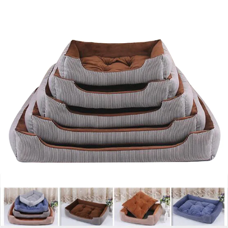 Soft Fleece Dog Bed Mat Stripped Pattern Detachable Pet Bed for Large Dogs Washable Cats' House Pet Pad Kennel Products for Dogs
Soft Fleece Dog Bed Mat Stripped Pattern Detachable Pet Bed for Large Dogs Washable Cats' House Pet Pad Kennel Products for Dogs
