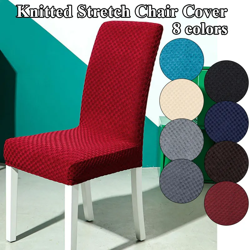 High Elastic Chair Cover European Style Knitted Chair Cover Solid Color Chair Cover Square Jacquard Comfortable Chair Cover
High Elastic Chair Cover European Style Knitted Chair Cover Solid Color Chair Cover Square Jacquard Comfortable Chair Cover
