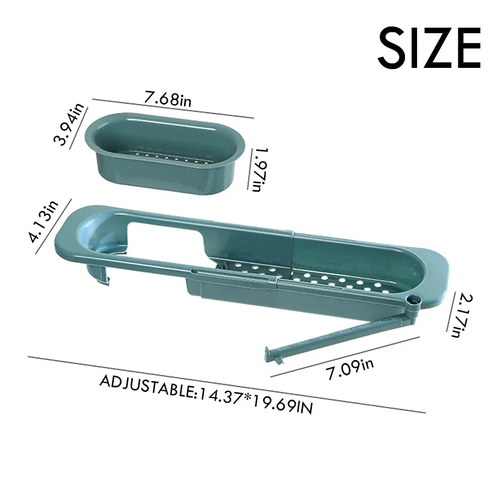 TTLIFE Kitchen Sink Organizer Telescopic Sink Shelf Soap Sink Drain Rack Storage Basket Rotatable Towel Kitchen Gadget Accessory
TTLIFE Kitchen Sink Organizer Telescopic Sink Shelf Soap Sink Drain Rack Storage Basket Rotatable Towel Kitchen Gadget Accessory
