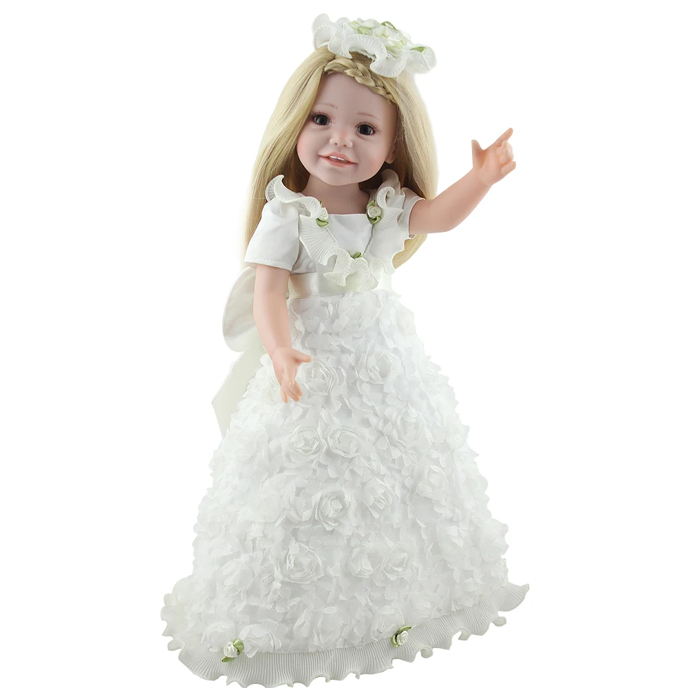 Американская кукла alive baby girl с белым платьем Детская кукла reborn toys свадебный подарок куклы 18 "45 см
Американская кукла alive baby girl с белым платьем Детская кукла reborn toys свадебный подарок куклы 18 "45 см