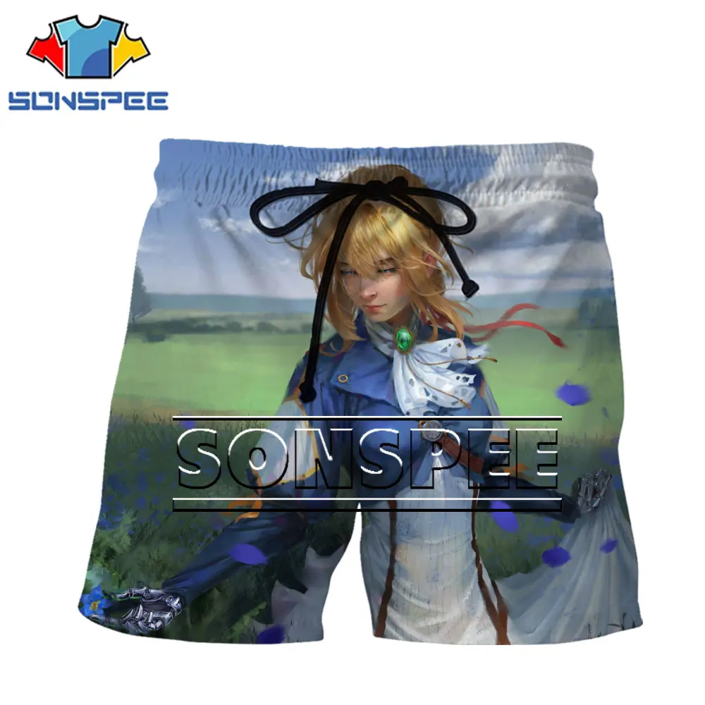SONSPEE Violet Evergarden Shorts Japan Anime Love Novel Claudia Hodges Cartoon Minority Design Harajuku Leisure Loose Sportswear
SONSPEE Violet Evergarden Shorts Japan Anime Love Novel Claudia Hodges Cartoon Minority Design Harajuku Leisure Loose Sportswear