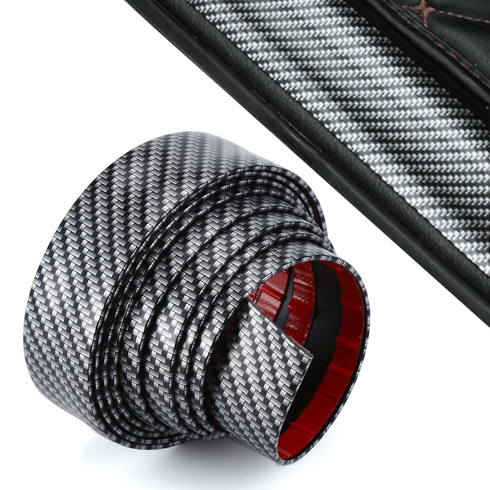 1pc Car Sticker Carbon Fiber Rubber Edge Guard Strip Door Sill Protector 2M Black
1pc Car Sticker Carbon Fiber Rubber Edge Guard Strip Door Sill Protector 2M Black