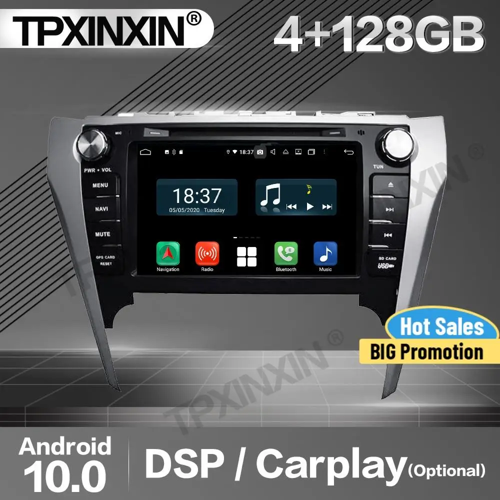 Автомагнитола Apple Carplay, 128 ГГц, 2 Din, стереоприемник, Android, для Toyota Camry 2012, 2013, DSP, GPS-навигатор, проигрыватель, аудиоголовное устройство
Автомагнитола Apple Carplay, 128 ГГц, 2 Din, стереоприемник, Android, для Toyota Camry 2012, 2013, DSP, GPS-навигатор, проигрыватель, аудиоголовное устройство