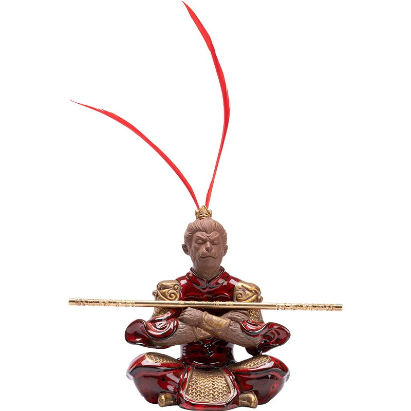 Purple Sand Living Room Decoration Qi Tian Da Sheng Monkey King Sun Wukong Home Antique Shelf Decoration Landscape Decoration
Purple Sand Living Room Decoration Qi Tian Da Sheng Monkey King Sun Wukong Home Antique Shelf Decoration Landscape Decoration