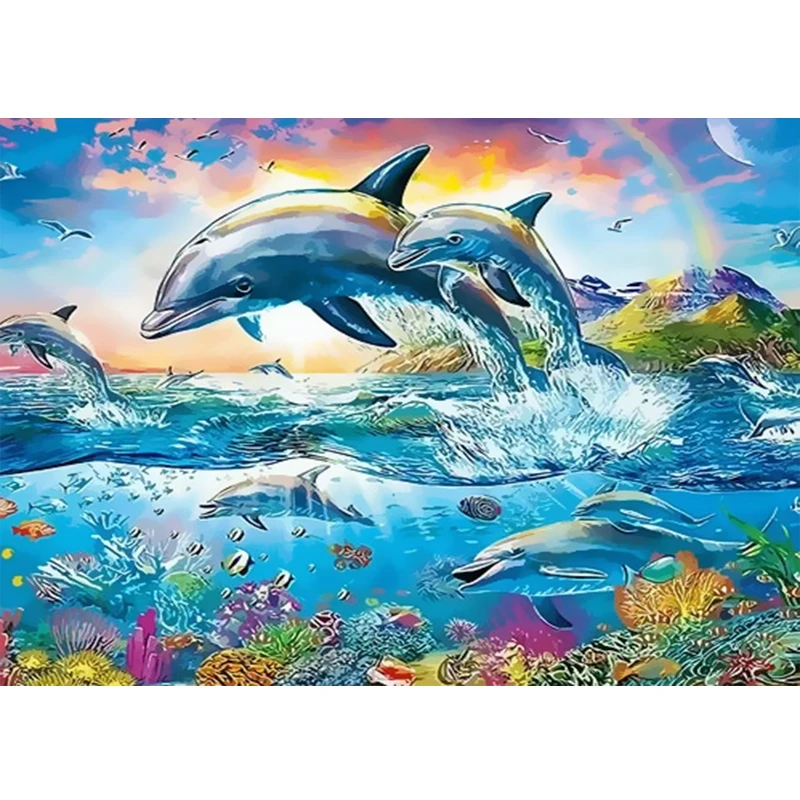 pictures by numbers 40x50cm DIY Painting By Numbers Frameless Colorful dolphin Home Decor Digital Painting On Canvas
pictures by numbers 40x50cm DIY Painting By Numbers Frameless Colorful dolphin Home Decor Digital Painting On Canvas
