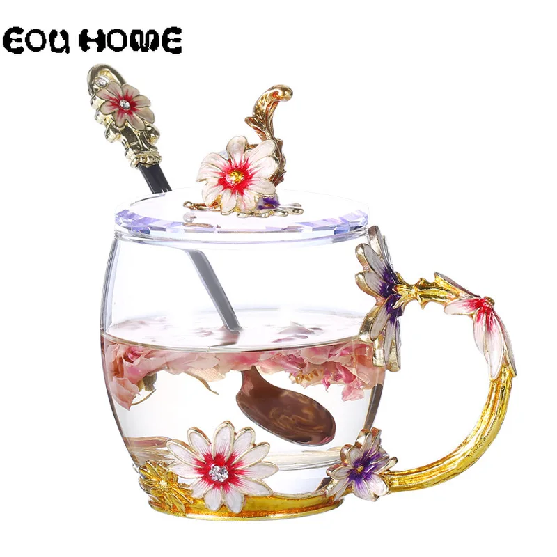 Creative Enamel Mugs and Cups Home Coffee Mug Girl Heart Crystal Glass Juice Cup Flower Tea Kungfu Teacup Student Water Cup
Creative Enamel Mugs and Cups Home Coffee Mug Girl Heart Crystal Glass Juice Cup Flower Tea Kungfu Teacup Student Water Cup
