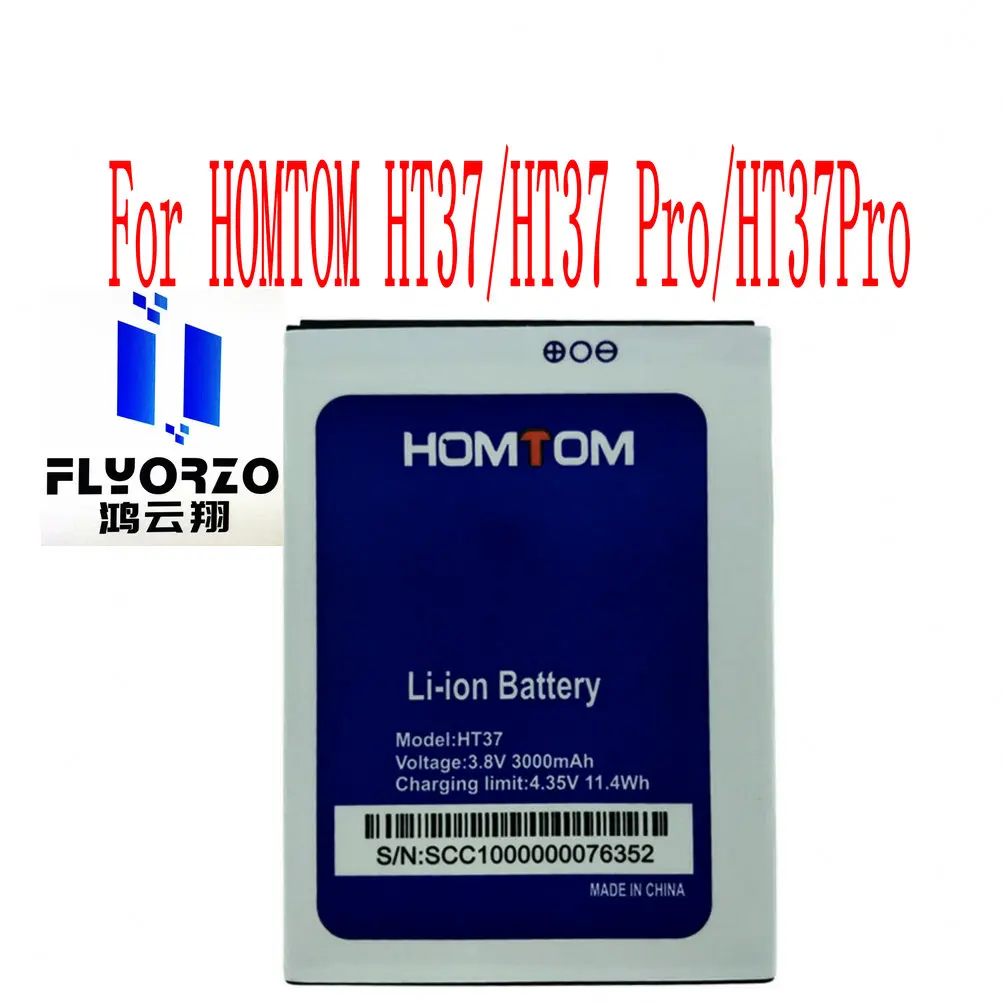 Brand New 3000mAh HT37 Battery For HOMTOM HT37/HT37 Pro/HT37Pro Mobile Phone
Brand New 3000mAh HT37 Battery For HOMTOM HT37/HT37 Pro/HT37Pro Mobile Phone