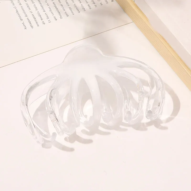 Korean Acrylic Barrette Big Size Plastic Hair Claws for Women Girls Hair Accessories Solid Color Transparent Hollow Hair Clip
Korean Acrylic Barrette Big Size Plastic Hair Claws for Women Girls Hair Accessories Solid Color Transparent Hollow Hair Clip