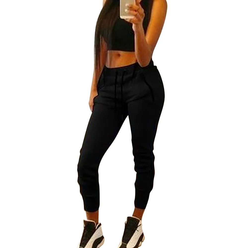Women Jogger Pants Casual Drawstring Fitness Sweatpants Sports Soft Solid Trousers Ladies Pencil Long Pants Female Clothing
Women Jogger Pants Casual Drawstring Fitness Sweatpants Sports Soft Solid Trousers Ladies Pencil Long Pants Female Clothing