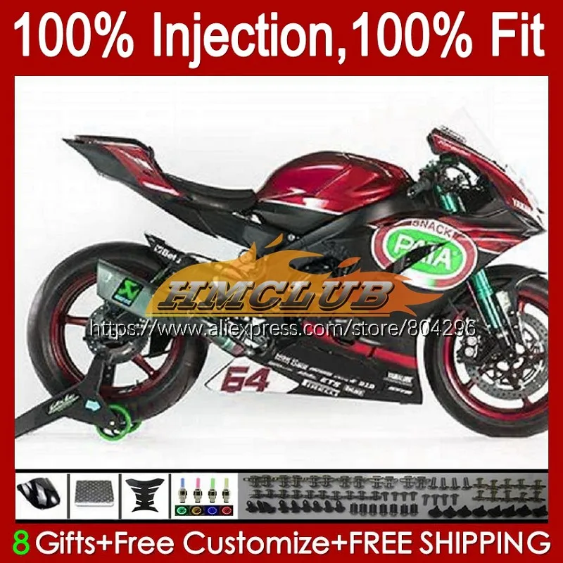 OEM Injection For YAMAHA YZF R6 YZFR6 YZF 600 R 6 17 64No.50 YZF-600 YZF-R6 17 18 19 YZF600 2017 Wine red cool 2018 2019 Fairing
OEM Injection For YAMAHA YZF R6 YZFR6 YZF 600 R 6 17 64No.50 YZF-600 YZF-R6 17 18 19 YZF600 2017 Wine red cool 2018 2019 Fairing