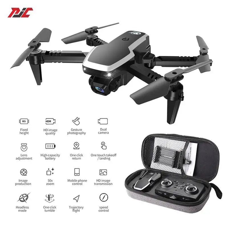 S171 Pro Mini Drone RC Quadcopter With Camera Dron 4K Professional Dual Camera Foldable Altitude Hold Wifi FPV Drones Quadcopter
S171 Pro Mini Drone RC Quadcopter With Camera Dron 4K Professional Dual Camera Foldable Altitude Hold Wifi FPV Drones Quadcopter
