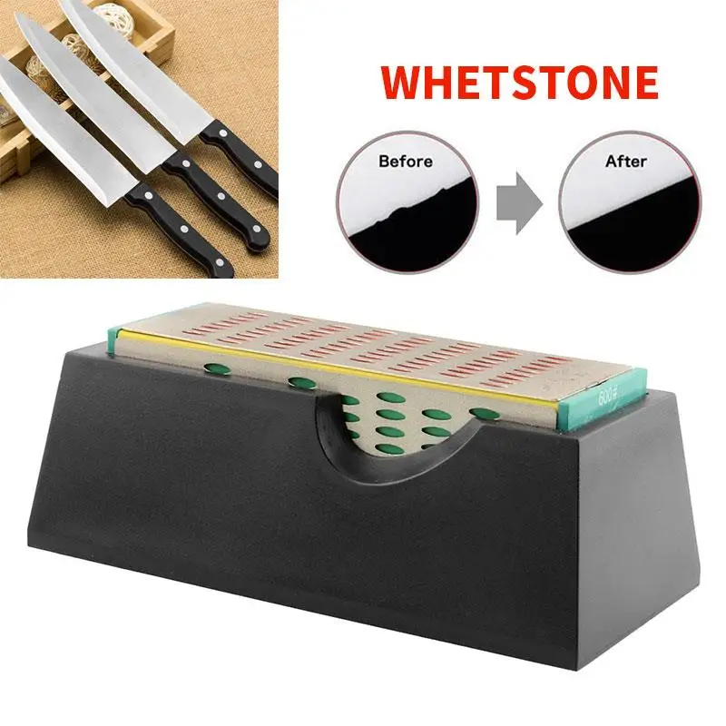4-Sides Whetstone Diamond 4 Sides Sharpener Stone Sharpening Different Block Easy Use New Grit Tool Cutter Quick
4-Sides Whetstone Diamond 4 Sides Sharpener Stone Sharpening Different Block Easy Use New Grit Tool Cutter Quick