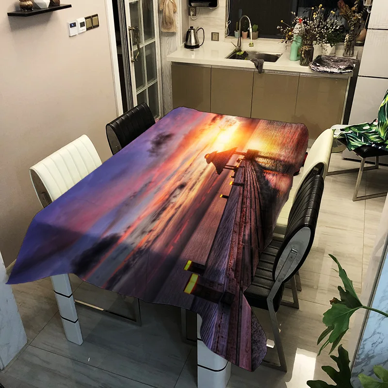 European and American style household landscape painting printing washable decorative household waterproof tablecloth 
European and American style household landscape painting printing washable decorative household waterproof tablecloth