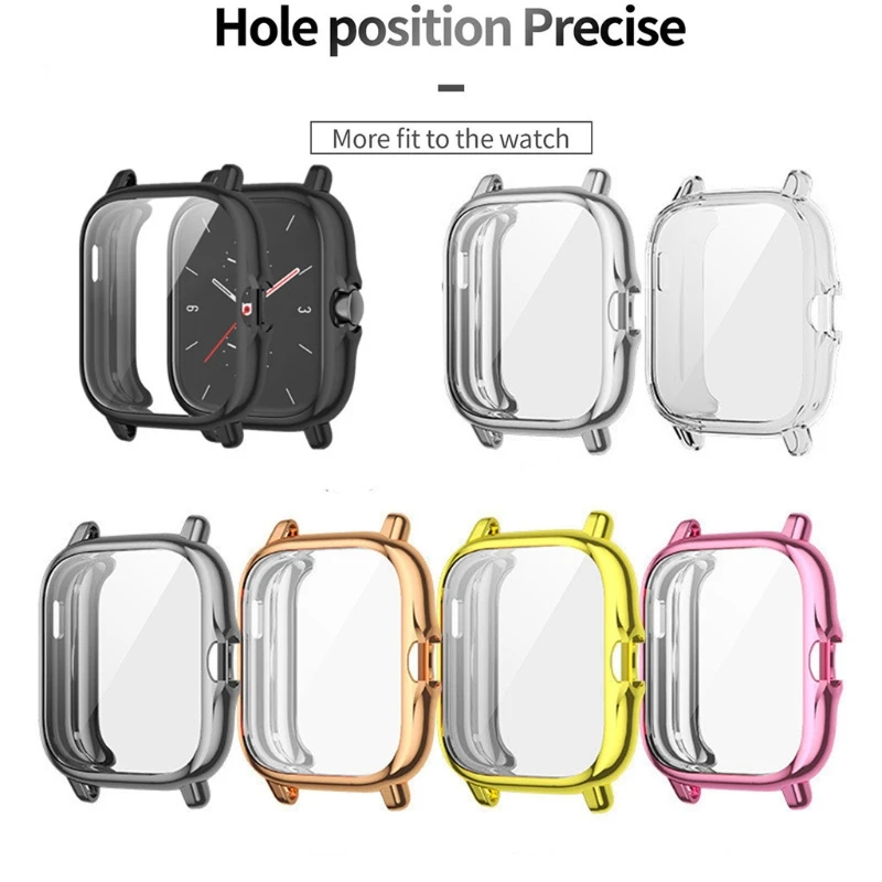 New Protection Case for amazfit- GTS 2 Smart Watch Plating TPU Soft Cover Full Scre
New Protection Case for amazfit- GTS 2 Smart Watch Plating TPU Soft Cover Full Scre