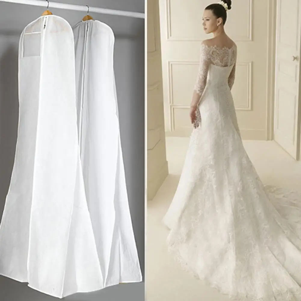 Large Garment Bridal Gown Long Clothes Protector Case Wedding Dress Cover Dustproof Covers Storage Bag For Wedding Dresses
Large Garment Bridal Gown Long Clothes Protector Case Wedding Dress Cover Dustproof Covers Storage Bag For Wedding Dresses