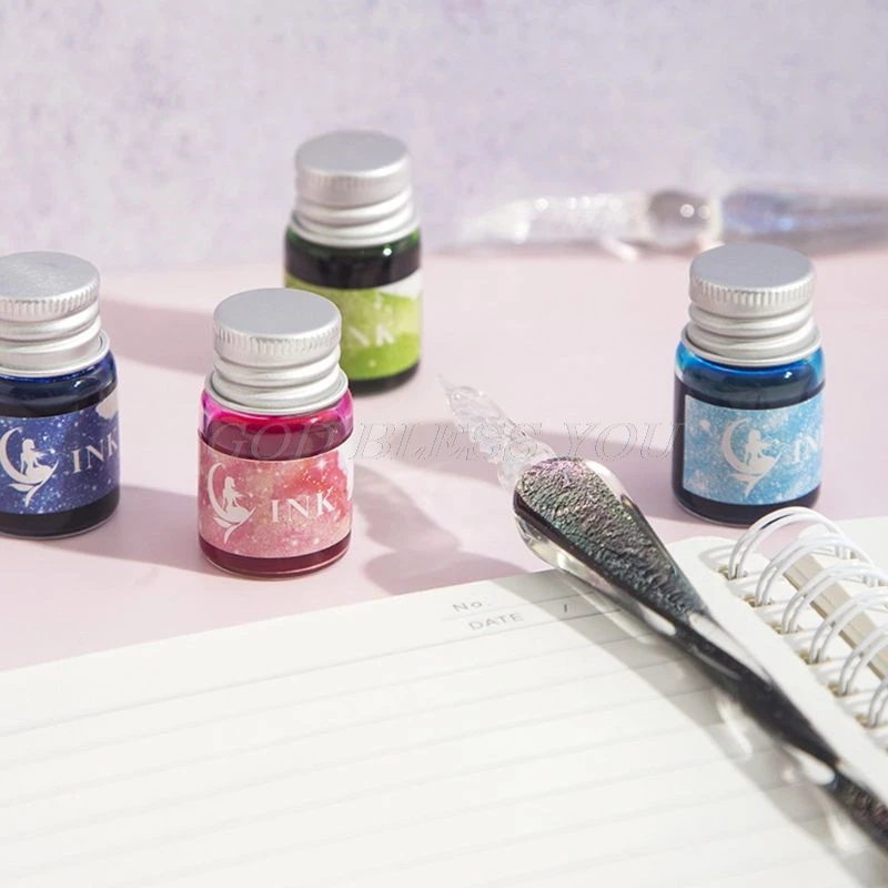 Transparent Glass Pen Starry Sky Dip Pen Glitter Powder Pen Ink Gift Box Set Writing Instrument Fountain Dip Pen Gift Box
Transparent Glass Pen Starry Sky Dip Pen Glitter Powder Pen Ink Gift Box Set Writing Instrument Fountain Dip Pen Gift Box
