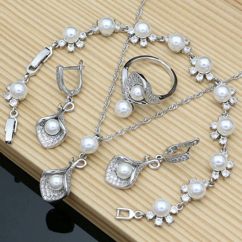 bride Silver 925 Jewelry Set Freshwater Pearls Bracelet Earring Ring Necklace Best Gift for Women/Mom/Wife/Sister/Best Friend
bride Silver 925 Jewelry Set Freshwater Pearls Bracelet Earring Ring Necklace Best Gift for Women/Mom/Wife/Sister/Best Friend