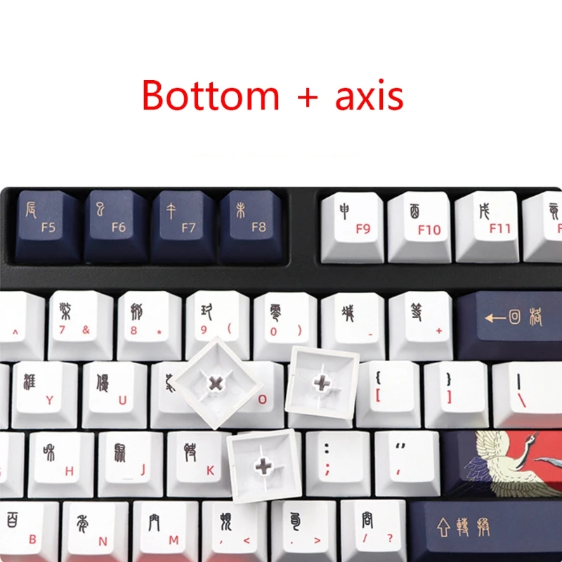 K92F PBT Cherry Profile Keycap 113 Keys Dye Sublimation Keycaps for Mechanical Keyboard Botanical White Crane Theme
K92F PBT Cherry Profile Keycap 113 Keys Dye Sublimation Keycaps for Mechanical Keyboard Botanical White Crane Theme