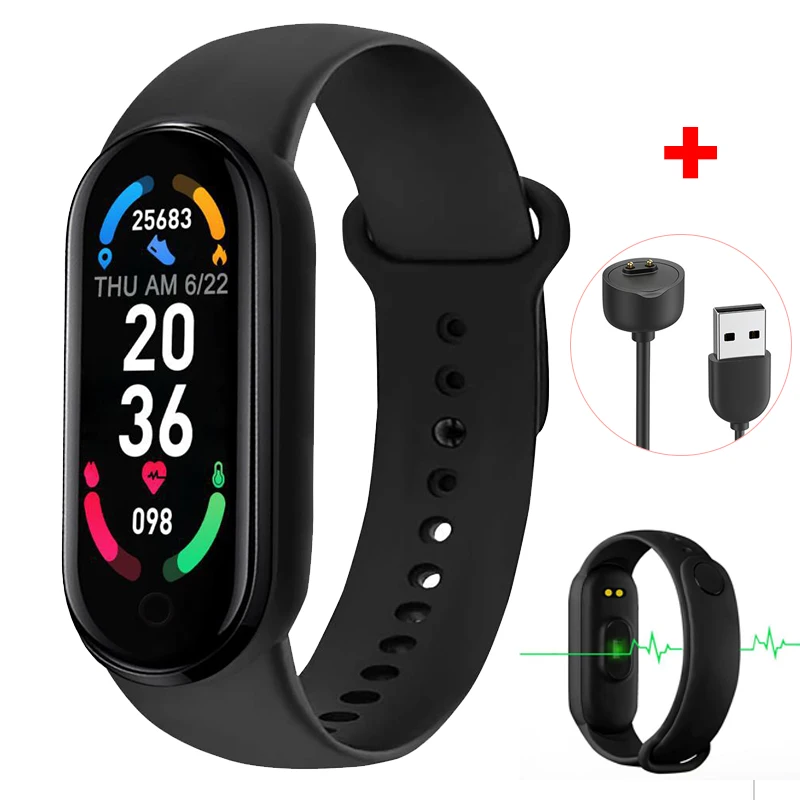 M6 Smart Watch Bluetooth Fitness Bracelet Tracker Heart Rate Waterproof Step Counting Music Weather Sleep Monitoring For Android
M6 Smart Watch Bluetooth Fitness Bracelet Tracker Heart Rate Waterproof Step Counting Music Weather Sleep Monitoring For Android