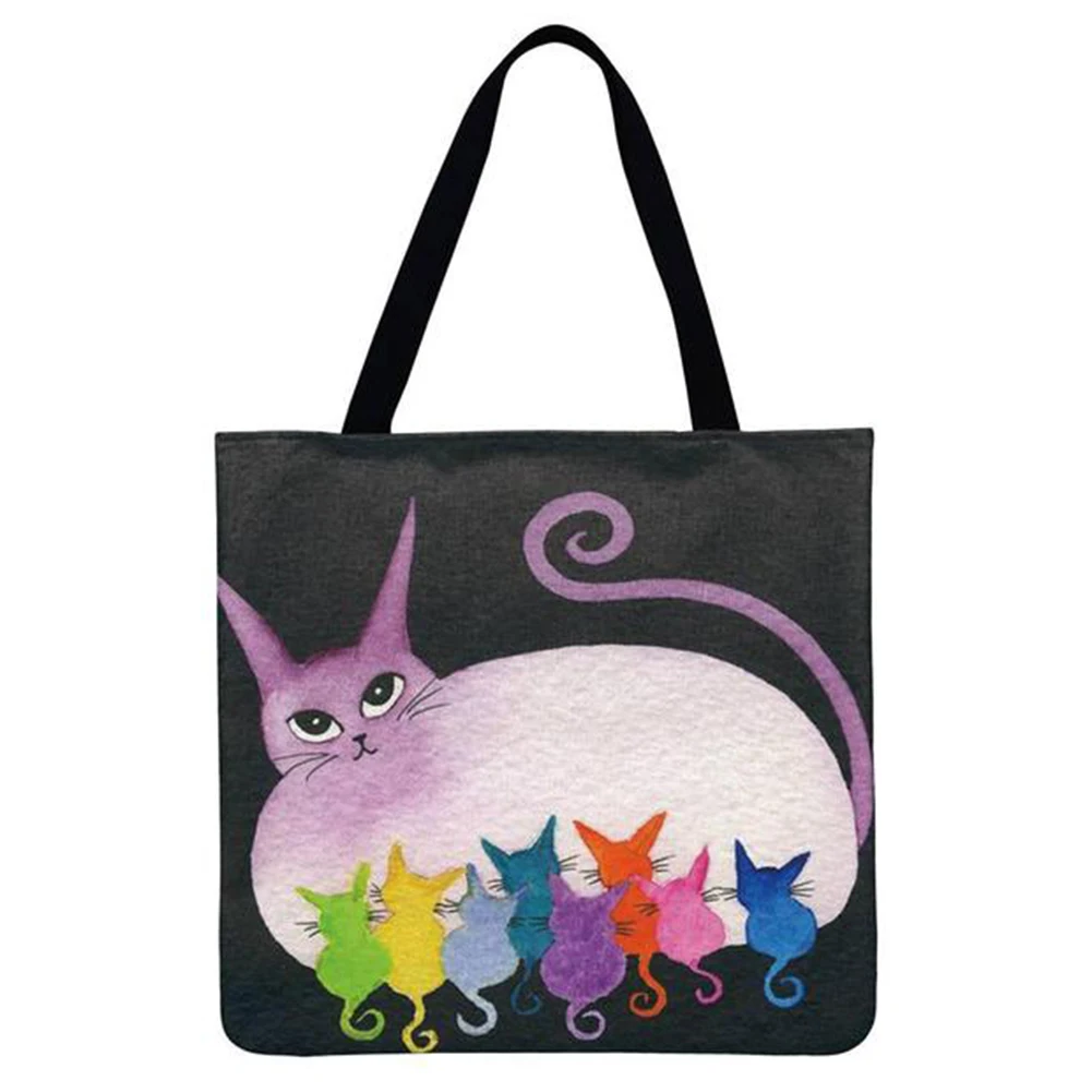 Cats Flower and Bird Oil Painting Printed Multiple Styles Shoulder Shopping Bag Casual Large Tote Handbag 40*40cm 2021 NEW
Cats Flower and Bird Oil Painting Printed Multiple Styles Shoulder Shopping Bag Casual Large Tote Handbag 40*40cm 2021 NEW