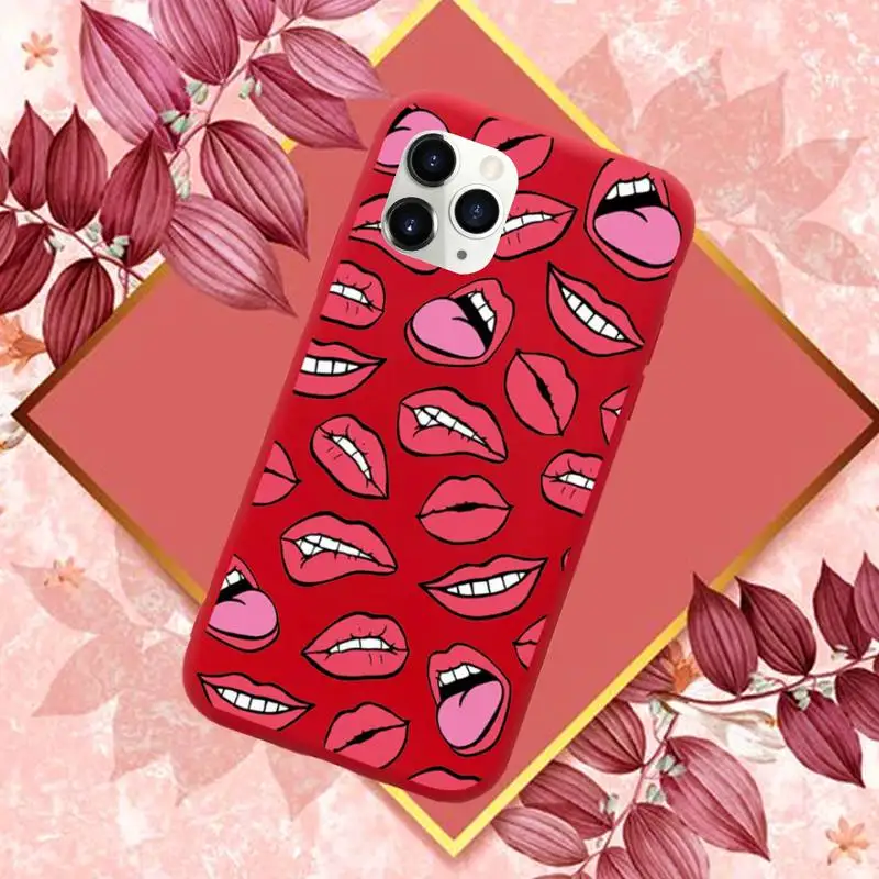 Sexy lips lipstick Phone Case Red Candy Color for iPhone 11 12 mini pro XS MAX 8 7 6 6S Plus X SE 2020 XR
Sexy lips lipstick Phone Case Red Candy Color for iPhone 11 12 mini pro XS MAX 8 7 6 6S Plus X SE 2020 XR