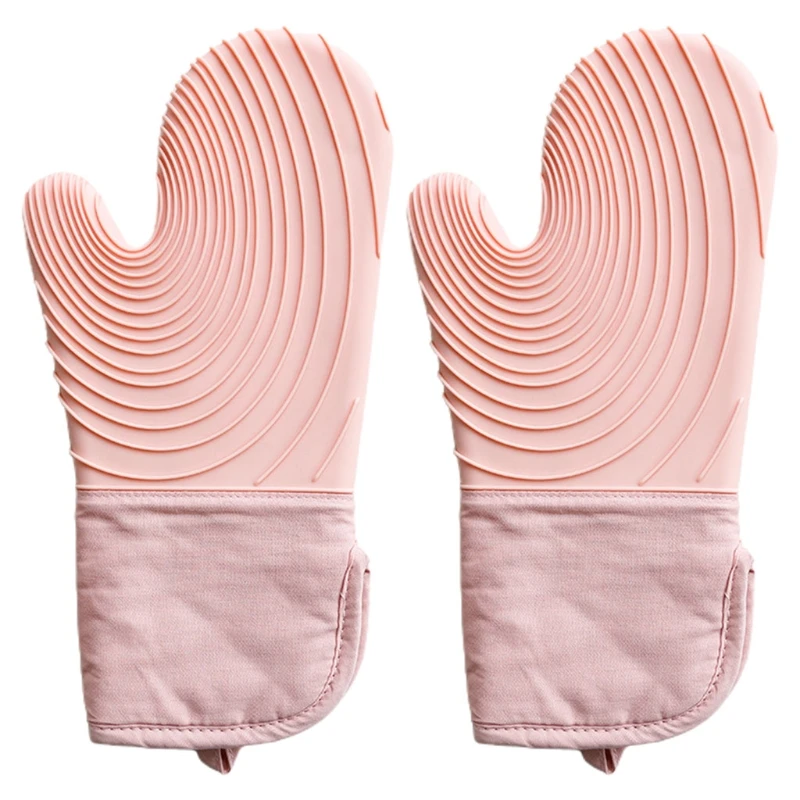 1 Pair Silicone Microwave Gloves BBQ Oven Baking Hot Pot Mitts Cooking Heat Resistant Kitchen Baking Cooking Tool 
1 Pair Silicone Microwave Gloves BBQ Oven Baking Hot Pot Mitts Cooking Heat Resistant Kitchen Baking Cooking Tool